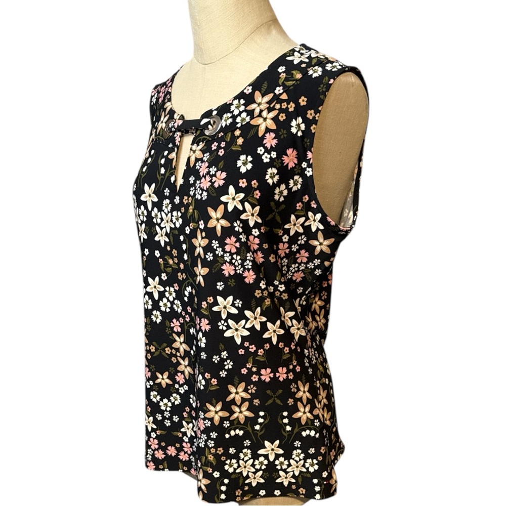 Tommy Hilfiger Floral Sleeveless Top NWT Size L